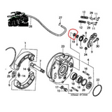 Brake Drum Seal  17x23x3 Honda Trx 420/500/520 SRA Oem 91206-968-003 - Mud Hawgz Off-Road