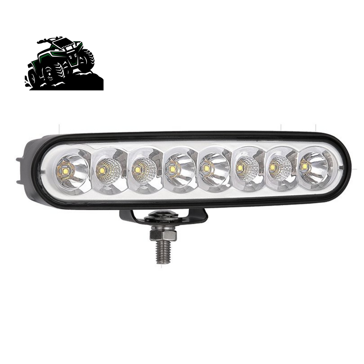 HYPER LED Light Bar 40W 12v/24v 3600 Lumen 160mm x 60mm x 80mm - Mud Hawgz Off-Road