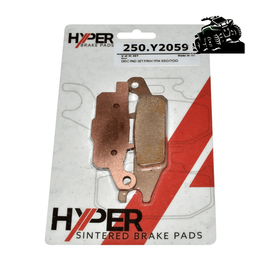 Brake Disc Pads – Front R/H – Yamaha – YFM 550 /700 Grizzly 07-20 - Mud Hawgz Off-Road