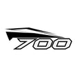 Arctic Cat 700 Left Hand Tank StickerVehicle Parts & Accessories:ATV, Side - by - Side & UTV Parts & Accessories:Steering & Suspension:A - Arms & SwingarmsMud Hawgz Uk