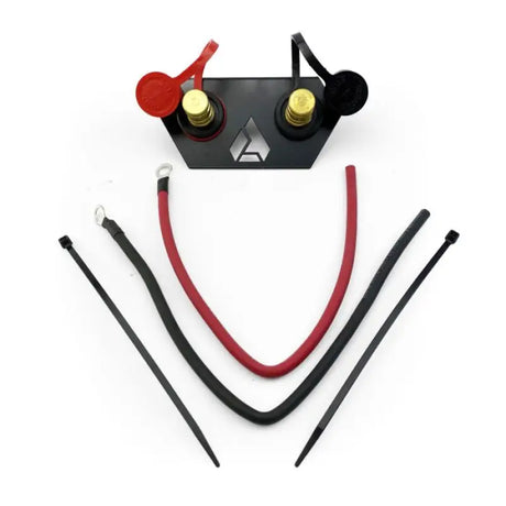 BATTERY TERMINALS RELOCATION KIT ANGLED JUMPER POSTS, - BATTERY TERMINALS RELOCATION KIT