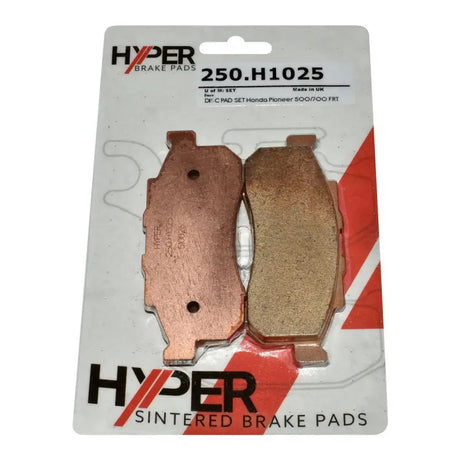 Brake Disc Pads - Front - H1025 - Honda - Pioneer 500 / 520 / 700
