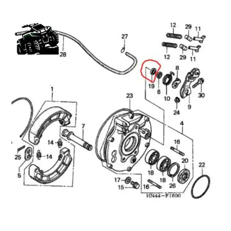 Brake Drum Seal 17x23x3 Honda Trx 420/500/520 SRA Oem 91206 - 968 - 003Vehicle Parts & Accessories:ATV, Side - by - Side & UTV Parts & Accessories:Body & Frame:Body Parts, Doors & Fenders:FendersMud Hawgz Uk