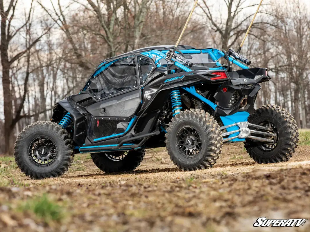 CAN-AM X3 UPPER DOORS CLEAR WINDOWS PLASTIC SUPER ATV - Utv sxs doors