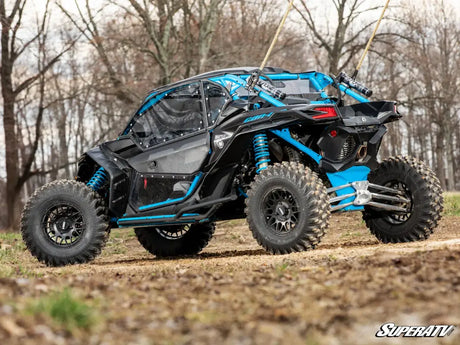 CAN-AM X3 UPPER DOORS CLEAR WINDOWS PLASTIC SUPER ATV - Utv sxs doors