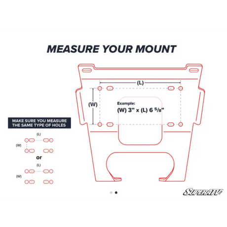 CANAM MAVERICK R WINCH MOUNT PLATE, SUPERATV WM - CA - MAVR - 00Utv winch mountMud Hawgz Uk