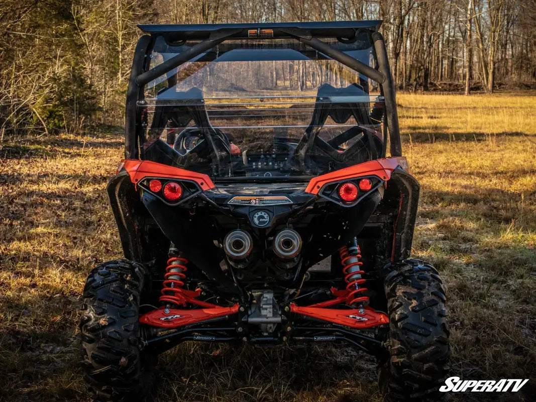 CANAM MAVERICK UTV REAR WINDSHIELD POLYCARBONATE SuperAtv - Utv sxs windscreens