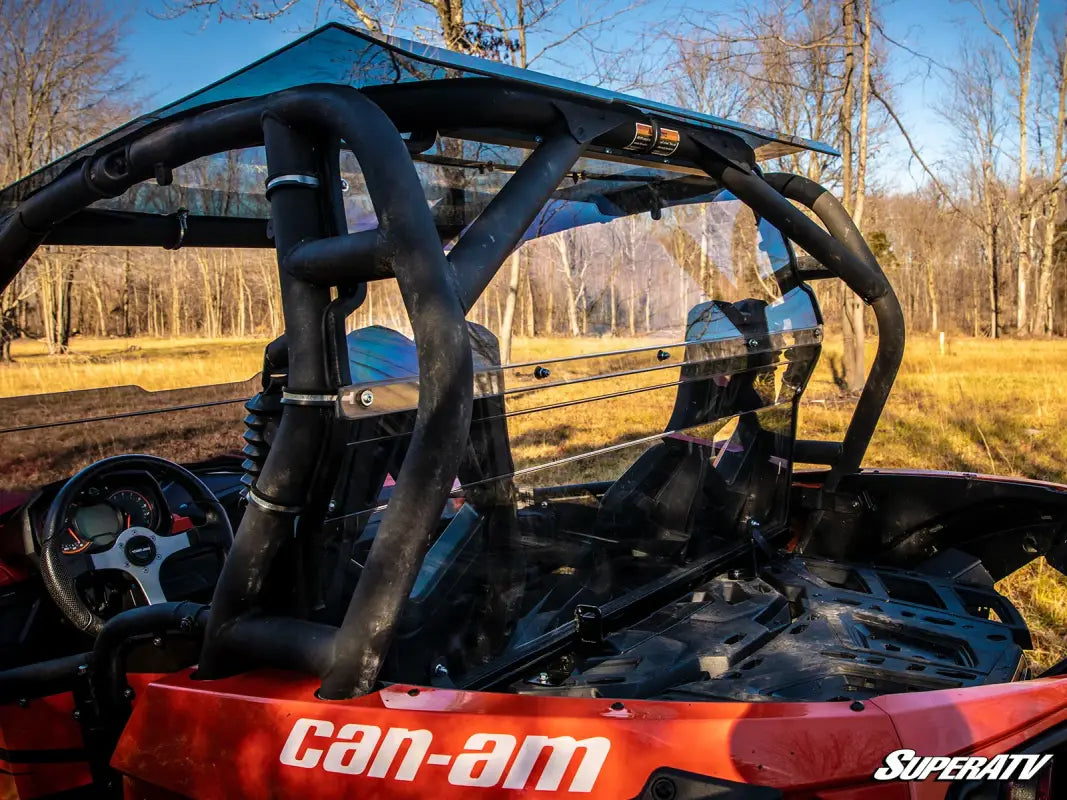 CANAM MAVERICK UTV REAR WINDSHIELD POLYCARBONATE SuperAtv - Utv sxs windscreens