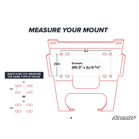 CANAM TRAIL SPORT WINCH MOUNT PLATE SUPERATV - Utv winch mount