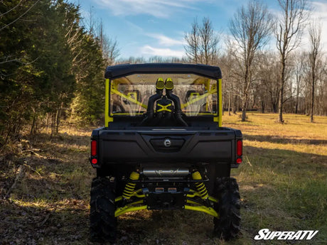 CANAM TRAXTER UTV REAR WINDSHIELD POLYCARBONATE SuperAtv - Utv sxs windscreens