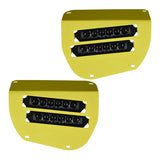 Dual Wide 8’’ LED Headlights for 2014-2025 Honda Foreman Atv - Yellow - Honda Dual Led Lights