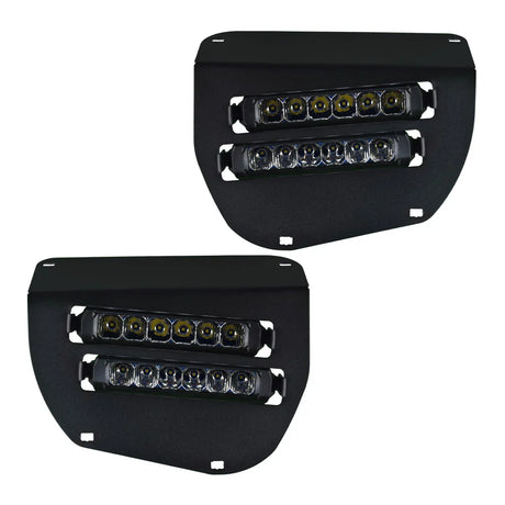 Dual Wide 8’’ LED Headlights for 2014-2025 Honda Foreman Atv - Black - Honda Dual Led Lights