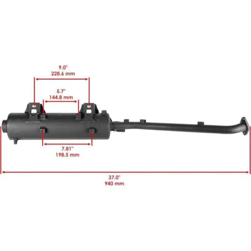 EXHAUST MUFFLER 06-11 KAWASAKI 750 BRUTE FORCE KVF 750 - Atv Exhaust