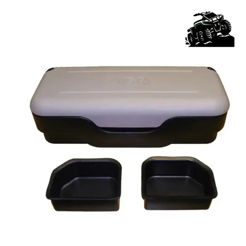 Grey And Black Tool / Storage BoxAtv StorageMud Hawgz Uk