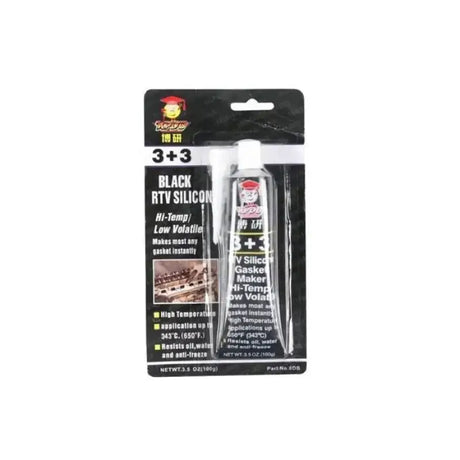 High Temperature Black RTV Silicone Gasket Maker | 100g | 650°F/343°CRtv SealantMud Hawgz Uk