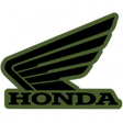 Honda Wing | L/H Tank Sticker 107mm | Black/GreenVehicle Parts & Accessories:ATV, Side - by - Side & UTV Parts & Accessories:Steering & Suspension:A - Arms & SwingarmsMud Hawgz Uk