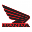 Honda ’Wing’ Right Hand Tank Sticker 107mm - Atv Stickers