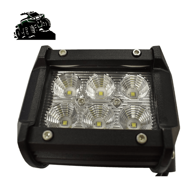 HYPER LED Single Flood Light 18W 12v 95mm x 65mm x 65mmVehicle Parts & Accessories:ATV, Side - by - Side & UTV Parts & Accessories:Steering & Suspension:A - Arms & SwingarmsMud Hawgz Uk