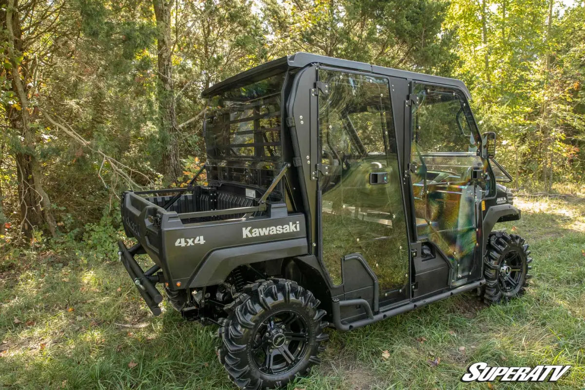 KAWASAKI MULE PRO UTV REAR WINDSHIELD POLYCARBONATE Superatv - Utv sxs windscreens
