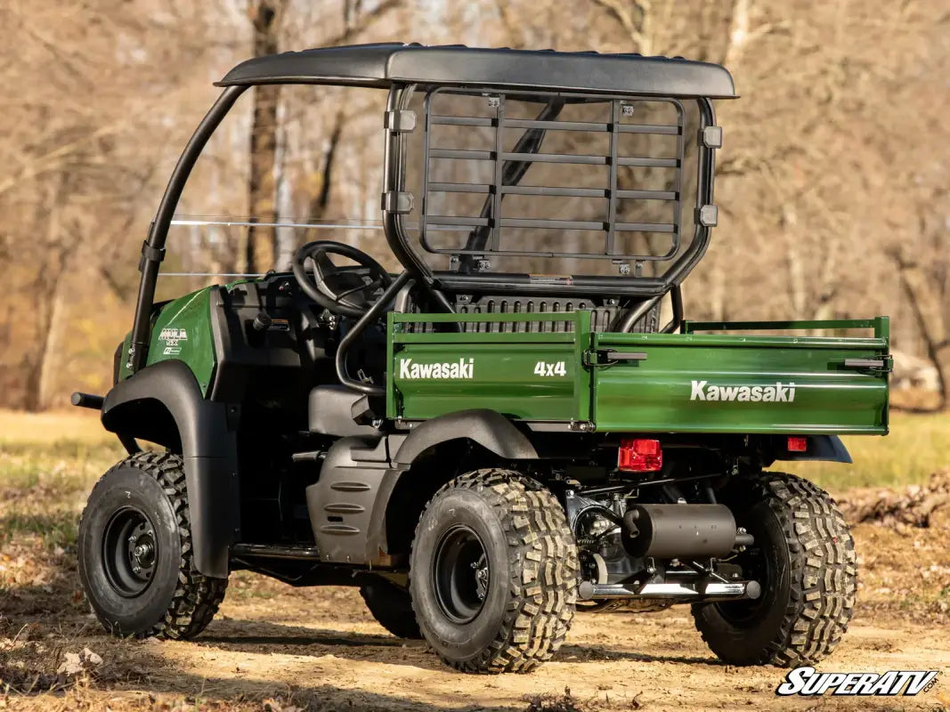 KAWASAKI MULE SX UTV REAR WINDSCREEN POLYCARBONATE Superatv - Utv sxs windscreens