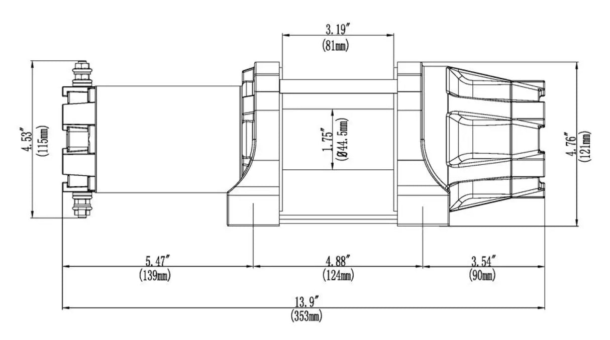 KFI | Winch | 5000lbs | AS-50 Assault Series