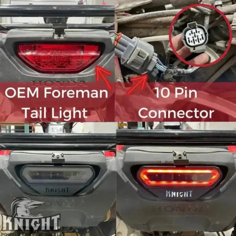 Knights Honda Rear Tail lightVehicle Parts & Accessories:ATV, Side - by - Side & UTV Parts & Accessories:Body & Frame:Body Parts, Doors & Fenders:FendersMud Hawgz Uk