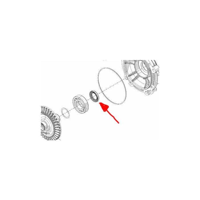 OIL SEAL AXLE REAR DIFFERENTIAL, 30x47x7 TC Can Am Outlander Renegade Commander, 705501996 705501196 70550751Atv SealMud Hawgz Uk