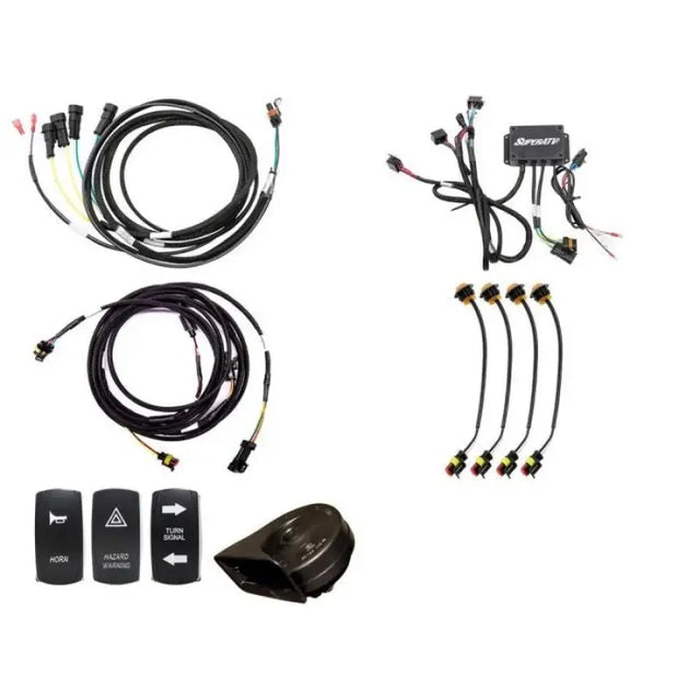 PLUG & PLAY DELUXE TURN SIGNAL KIT KAWASAKI MULE PROUtv sxs road legal signal kitMud Hawgz Uk