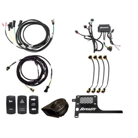 PLUG & PLAY DELUXE TURN SIGNAL KIT POLARIS RZR XP TURBOUtv sxs road legal signal kitMud Hawgz Uk