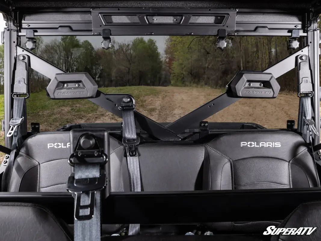 POLARIS RANGER 1000 UTV REAR WINDSHIELD POLYCARBONATE Superatv - Utv sxs windscreens