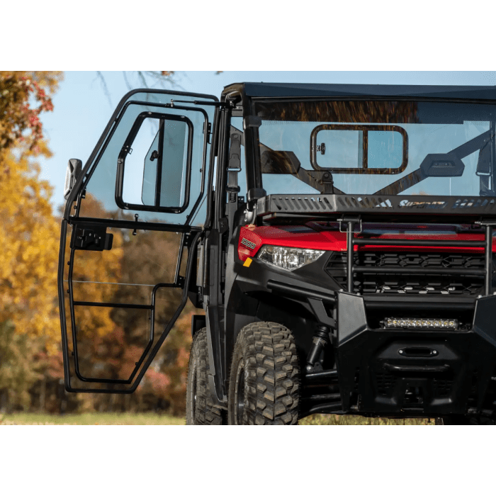 POLARIS RANGER CAB ENCLOSURE DOORS CLEAR, SUPER ATVUtv DoorsMud Hawgz Uk