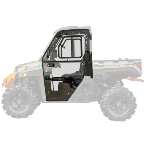 POLARIS RANGER XP CAB ENCLOSURE DOORS CLEAR SUPER ATV DOOR-P-RAN1K-001-72 - Utv sxs doors