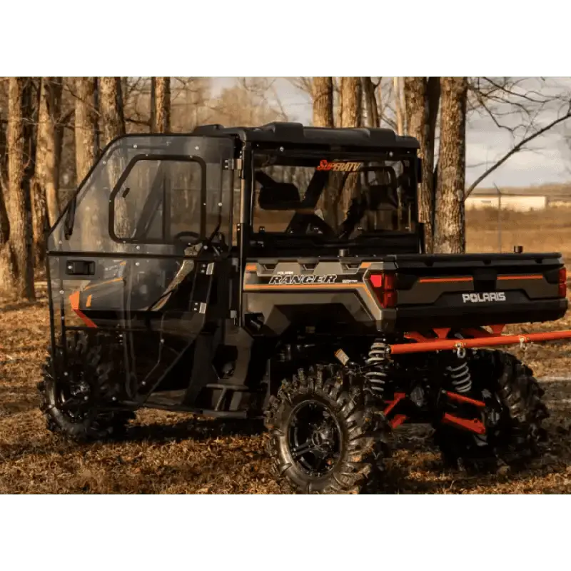 POLARIS RANGER XP CAB ENCLOSURE DOORS CLEAR, SUPER ATVUtv DoorsMud Hawgz Uk