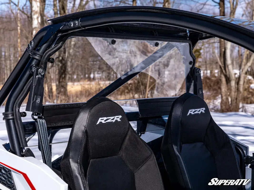POLARIS RZR TRAIL UTV REAR WINDSHIELD POLYCARBONATE SuperAtv - Utv sxs windscreens