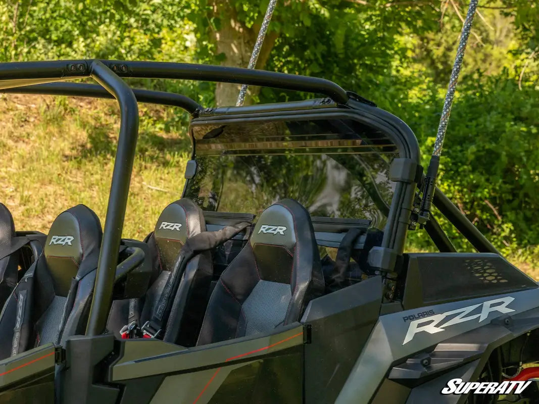 POLARIS RZR XP TURBO S UTV REAR WINDSHIELD POLYCARBONATE SuperAtv - Utv sxs windscreens