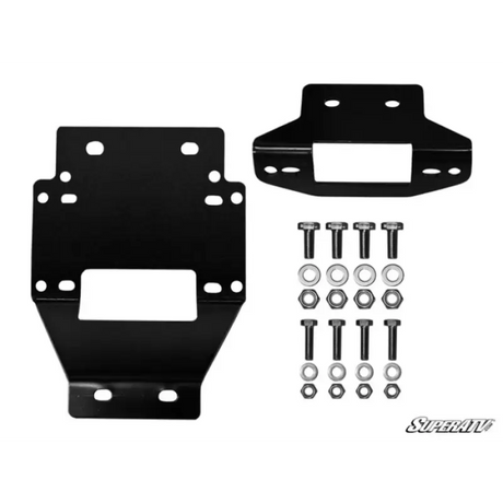 POLARIS RZR XP WINCH MOUNT PLATE, SUPERATV WM - P - RZRXP - 4500Utv sxs windscreensMud Hawgz Uk