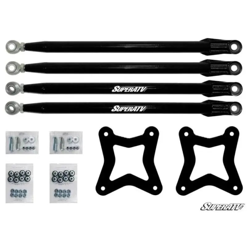 Polaris XP 1000 Tubed Radius Arm SET, SUPER ATV, RA01 - 002 - 0 - 02, KIT CONTAINS 4 ARMSUtv Sxs Radius armsMud Hawgz Uk