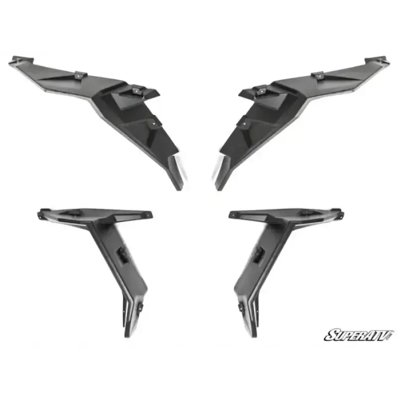 POLARIS XP TURBO/1000 HD WHEEL ARCH FENDER FLARES MUD GUARDS,Vehicle Parts & Accessories:ATV, Side - by - Side & UTV Parts & Accessories:Body & Frame:Body Parts, Doors & Fenders:FendersMud Hawgz Uk