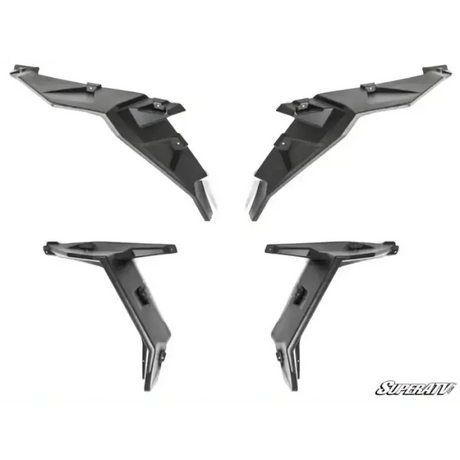 POLARIS XP TURBO/1000 HD WHEEL ARCH FENDER FLARES MUD GUARDS,Vehicle Parts & Accessories:ATV, Side - by - Side & UTV Parts & Accessories:Body & Frame:Body Parts, Doors & Fenders:FendersMud Hawgz Uk