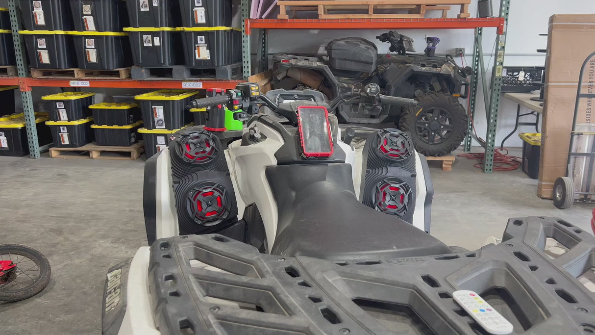 4 Waterproof Fender Speakers - Can-Am Outlander