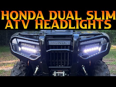 Dual Wide 8" LED Headlights for 2014-2025 Honda Foreman Atv