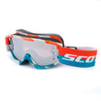 SCOTT 89SI PRO YOUTH GOGGLE TRACK ORANGE/BLUE W/SILVER LENS - Goggles