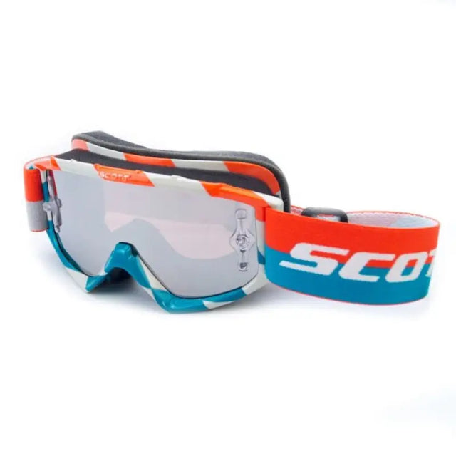 SCOTT 89SI PRO YOUTH GOGGLE TRACK ORANGE/BLUE W/SILVER LENS - Goggles