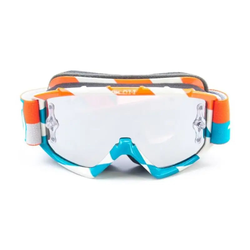SCOTT 89SI PRO YOUTH GOGGLE TRACK ORANGE/BLUE W/SILVER LENS - Goggles
