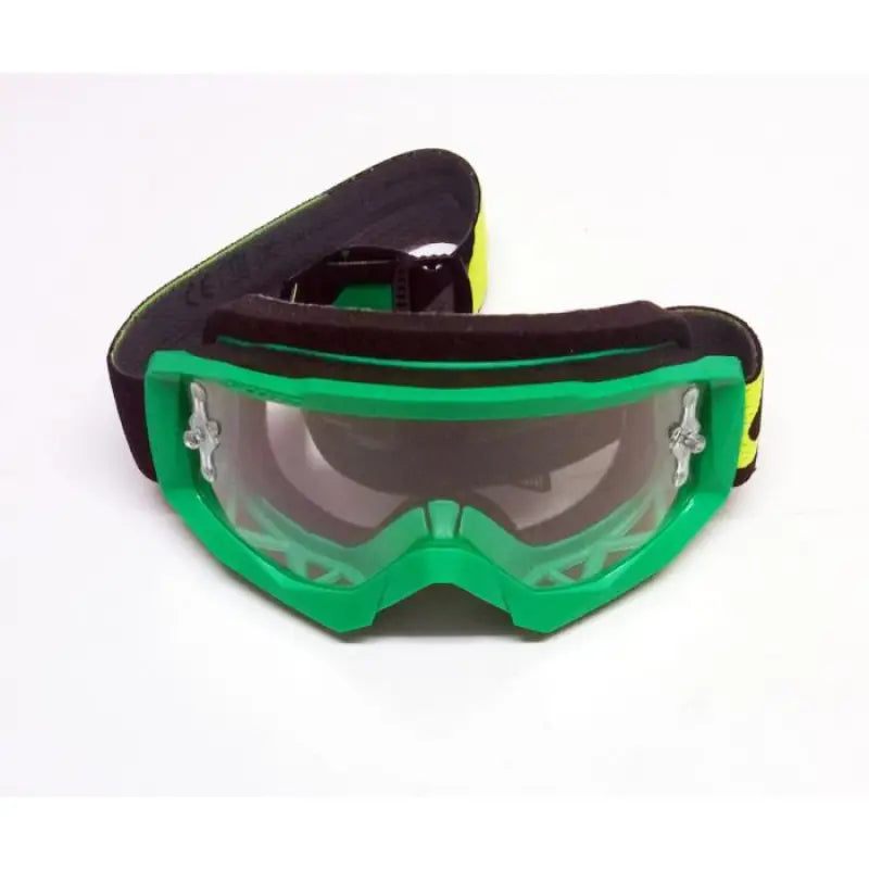 SCOTT HUSTLE GOGGLES CLEAR LENS GREEN/BLACK SC084117 - Goggles