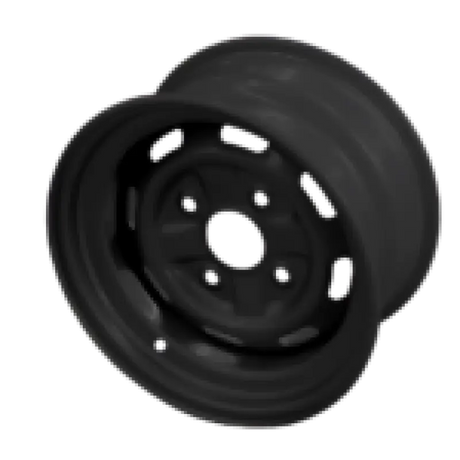 Steel Rim | Black | 12x6 | 4/110 PCD | offset + 15 | Front - Standard Atv Rims