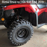Steel Rim | Silver | 12x6 | 4/110 PCD | offset + 15 | Front - Standard Atv Rims