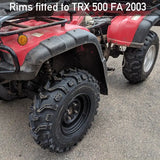 Steel Rim | Silver | 12x6 | 4/110 PCD | offset + 15 | Front - Standard Atv Rims
