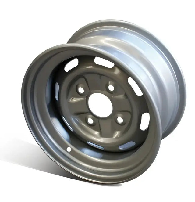 Steel Rim | Silver | 12x7.5 | 4/110 PCD | offset -21| Rear - Standard Atv Rims