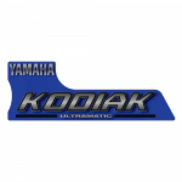 Sticker | Yamaha | Kodiak 400/450 Ultramatic | L/H Tank | BlueVehicle Parts & Accessories:ATV, Side - by - Side & UTV Parts & Accessories:Body & Frame:Body Parts, Doors & Fenders:FendersMud Hawgz Uk